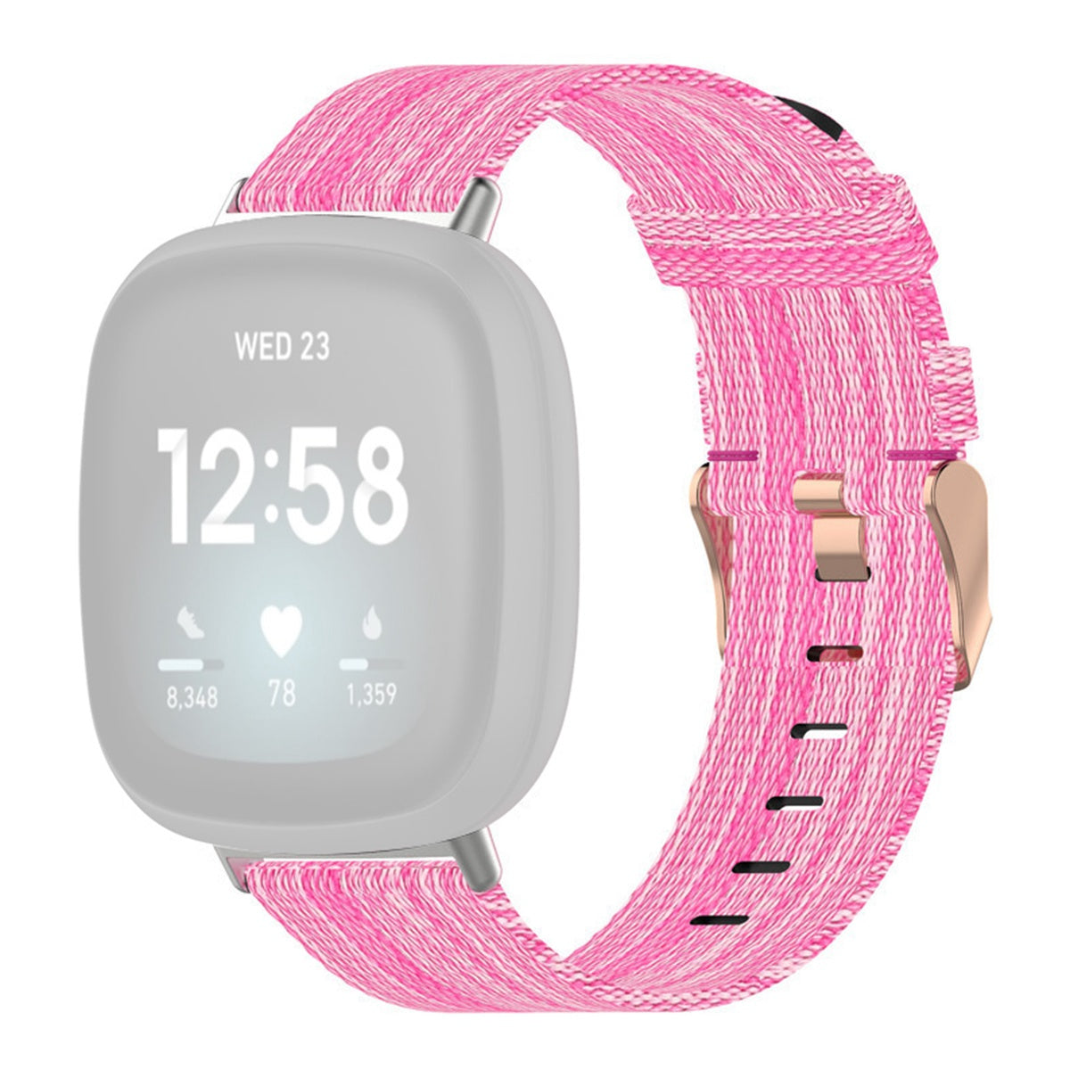 For Fitbit Versa 4 Sense 2 Smart Watch Strap Pin Buckle Nylon Wrist Band Replacement For Fitbit Versa 4 Sense 2 Smart Watch Strap Pin Buckle Nylon Wrist Band Replacement